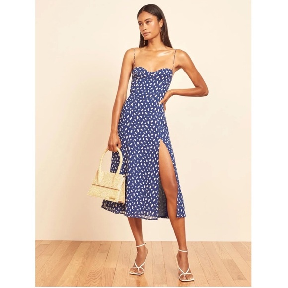 Reformation Juliette Dress Moray NWT - Picture 1 of 4